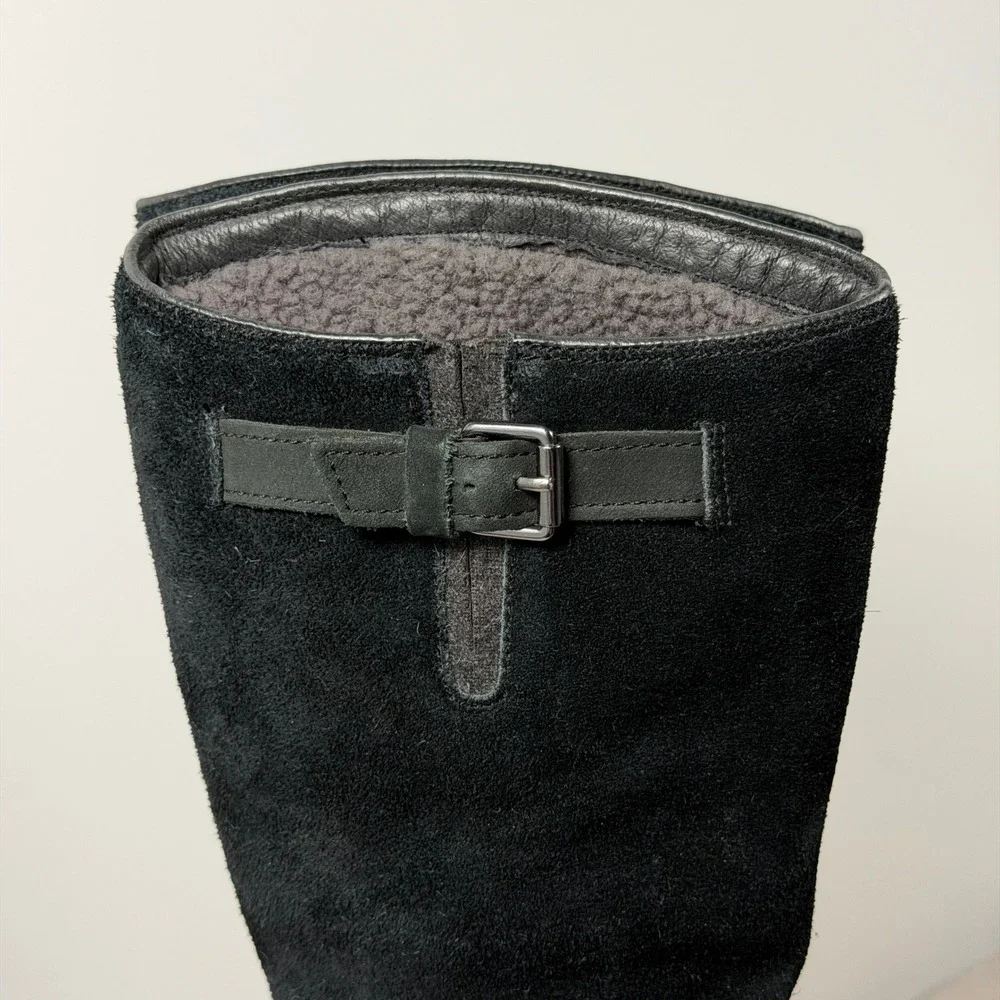 UGG THOMSEN Womens 6 Waterproof Riding Boots‎ Shearling Lined Suede 1005268